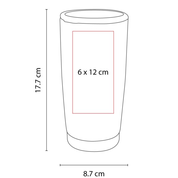 Termo Personalizado de Acero Inoxidable 550ml - Impresión y Grabado Personalizado