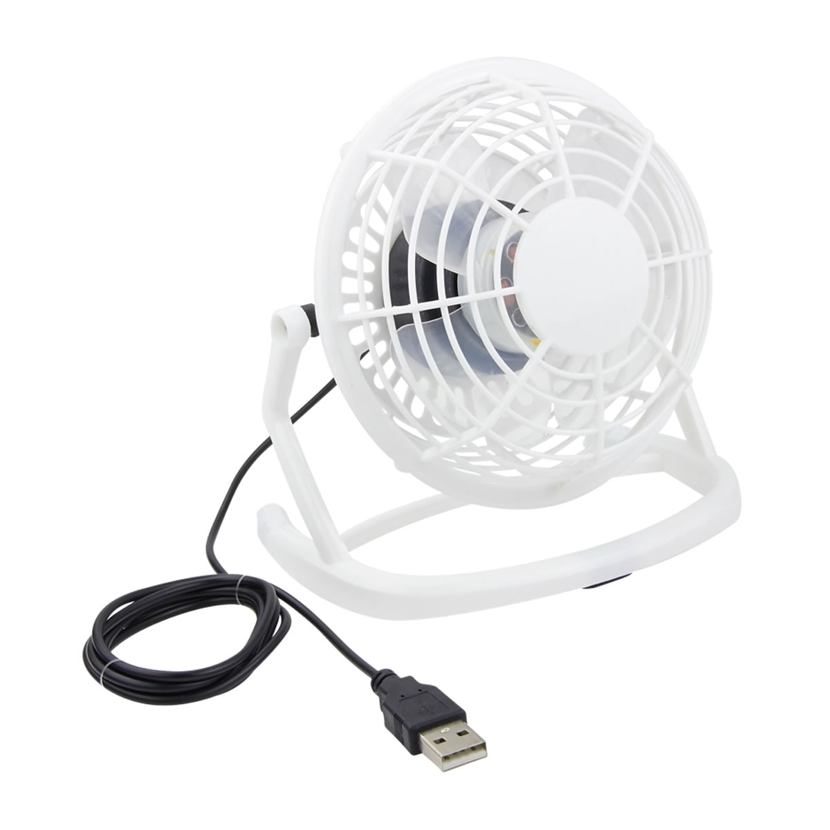 Ventilador de Escritorio Personalizable de 14 cm en Blanco